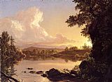 Frederic Edwin Church Scene on the Catskill Creek, New York